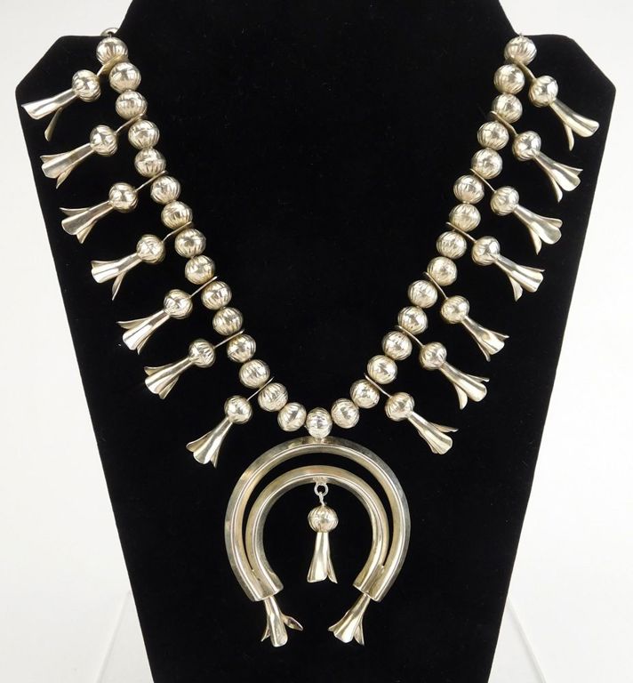Navajo sterling silver necklace