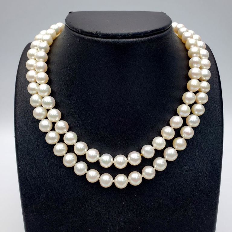 Japanese Akoya pearl necklace