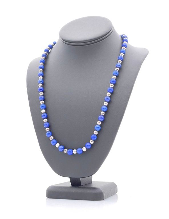 Sterling silver lapis lazuli necklace