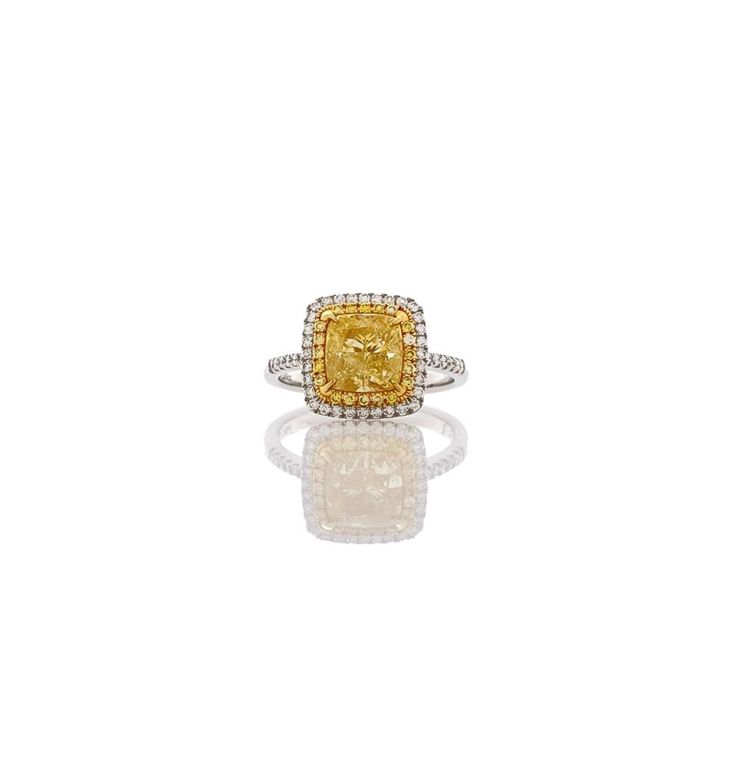 18k white gold diamond ring