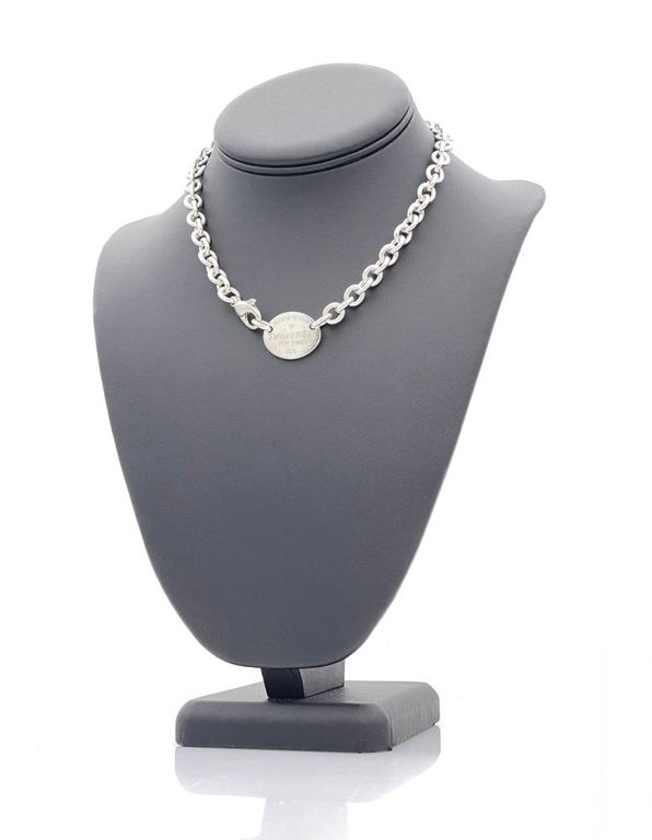 Tiffany & Co sterling silver choker necklace
