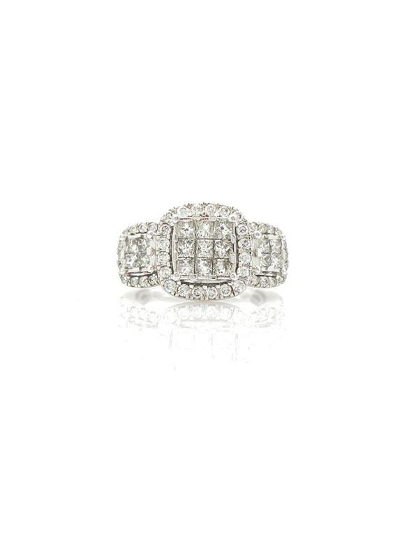 10k gold engagement diamond ring