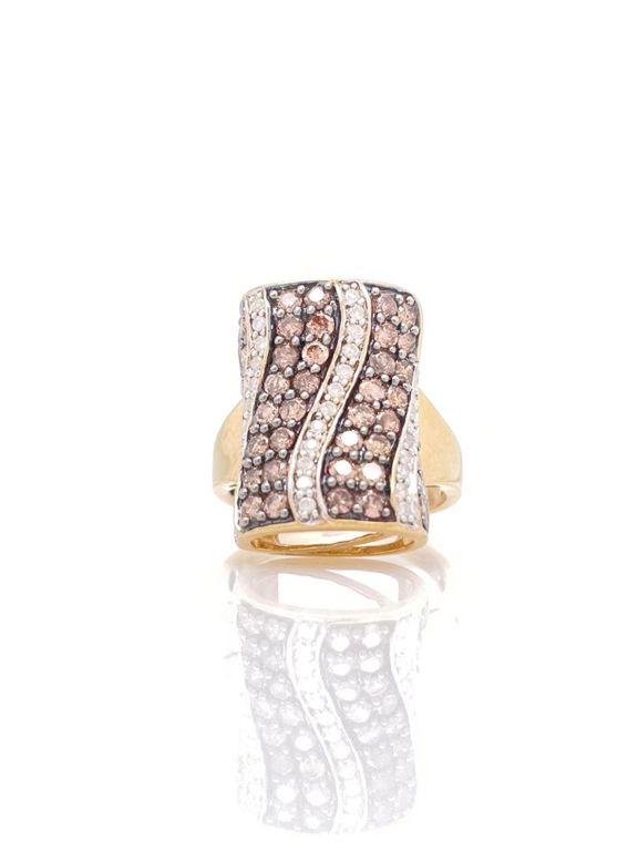 10k yellow gold diamond ring