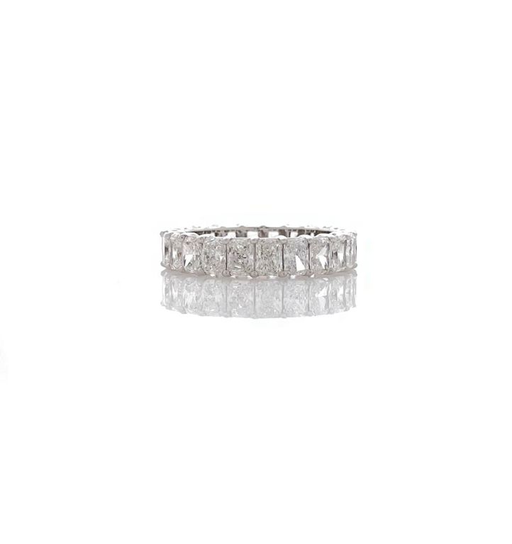 14k white gold eternity diamond ring