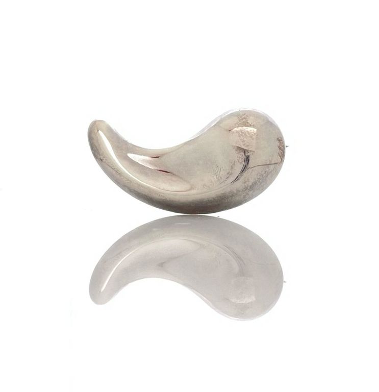 Sterling silver drop brooch