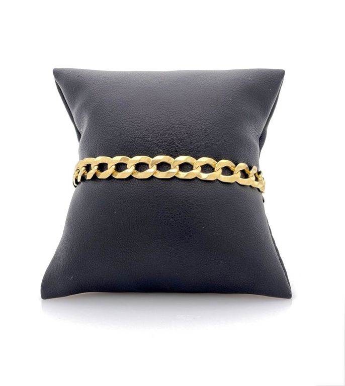18k yellow gold link bracelet