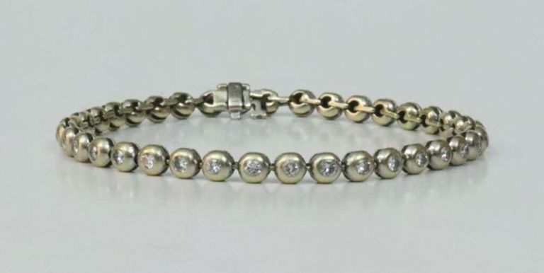14k gold diamond bracelet