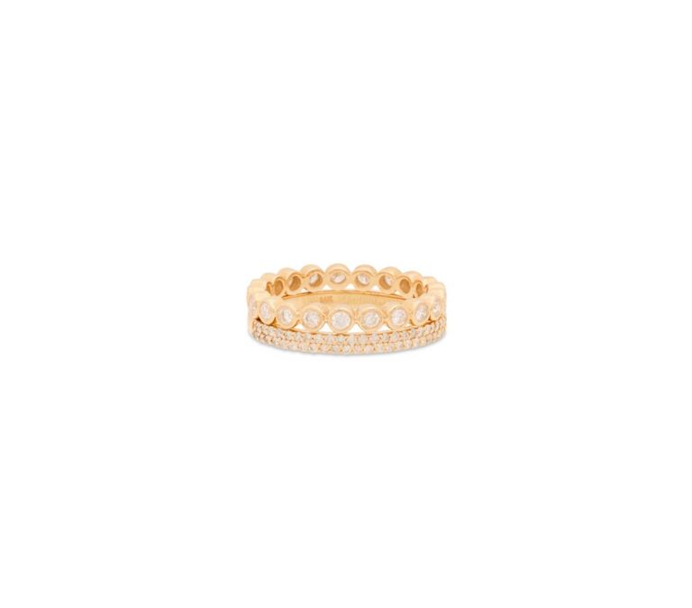 14k yellow gold diamond ring