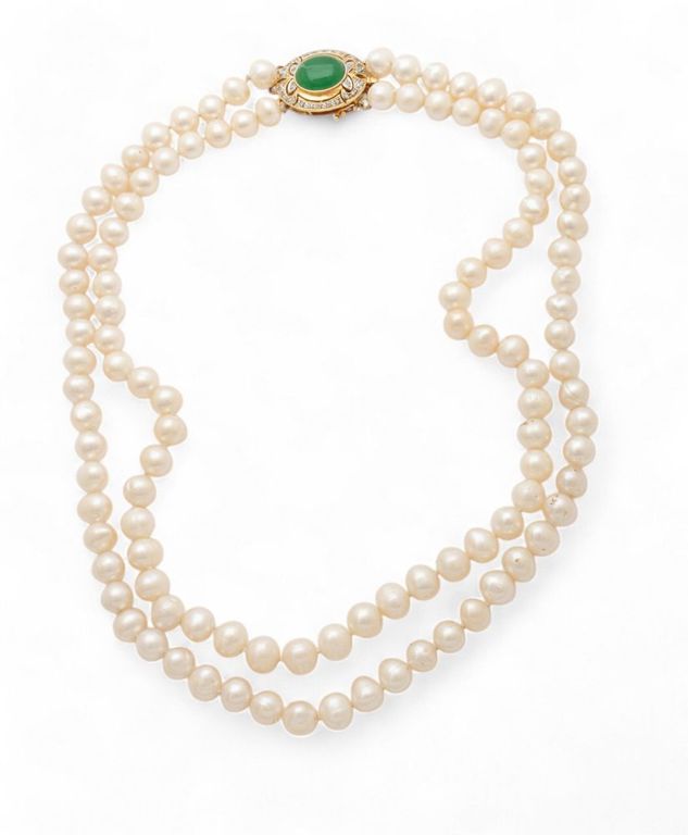 14k yellow gold jade necklace