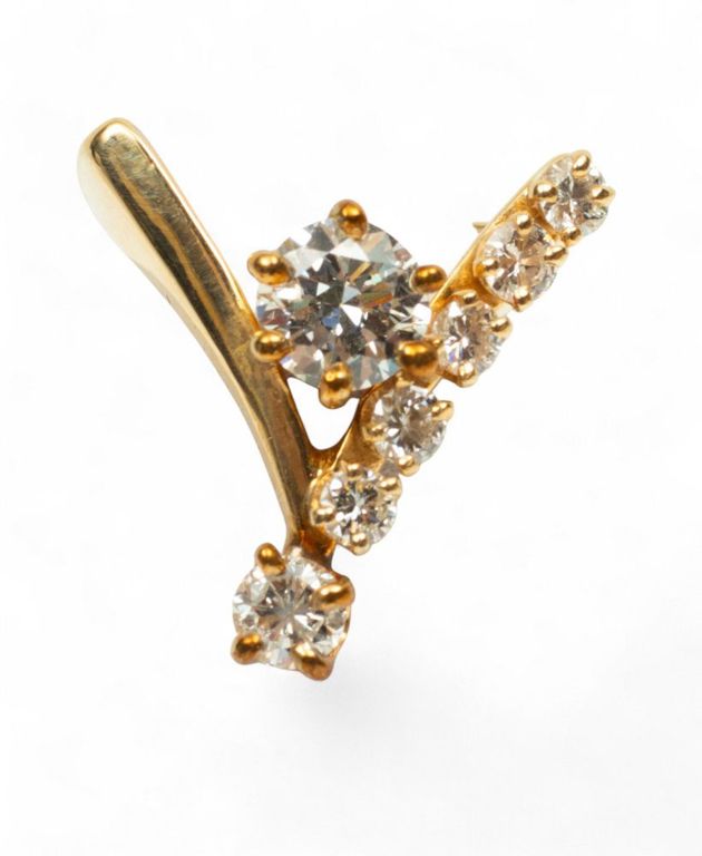 14k yellow gold diamond ring