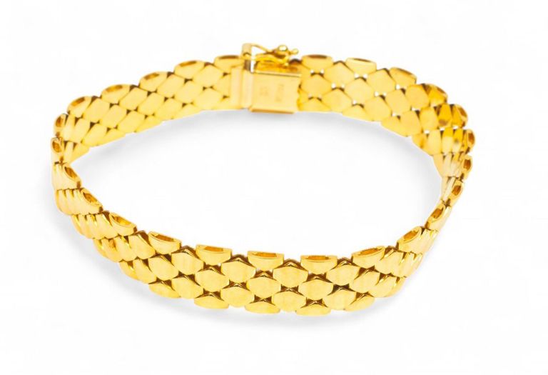 14k yellow gold bracelet