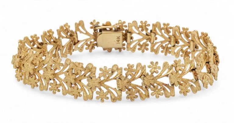 14k yellow gold bracelet