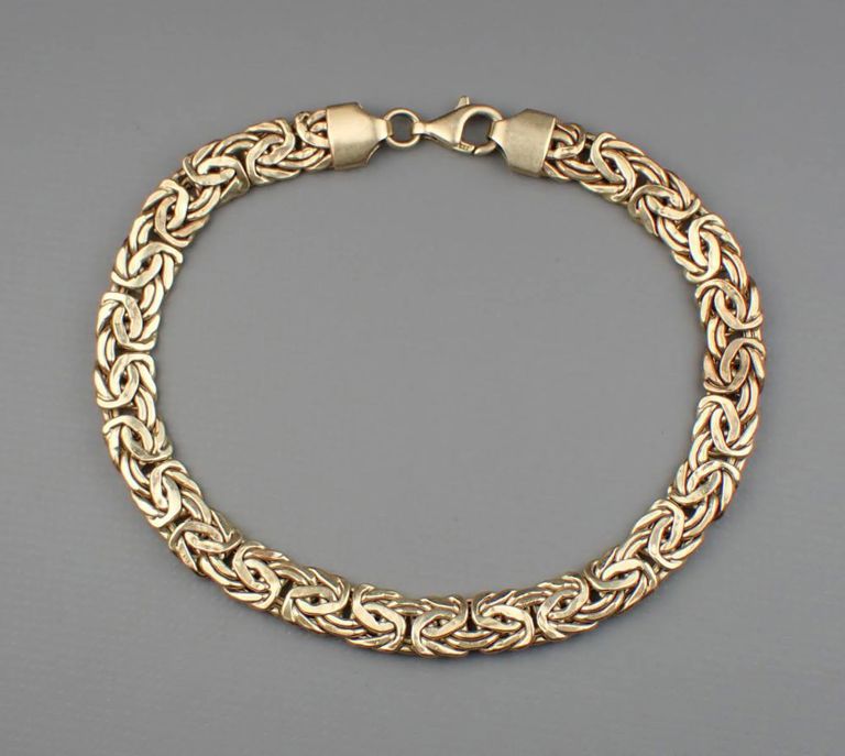 14k gold chain bracelet