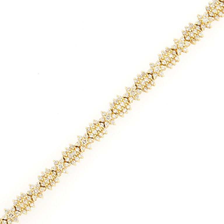 14k gold diamond bracelet