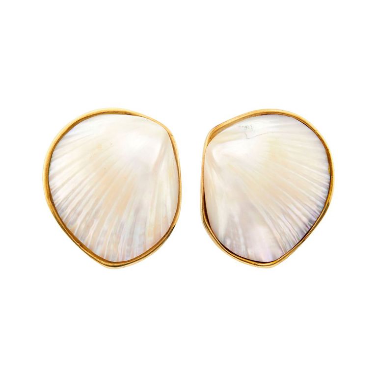 14k gold earclip