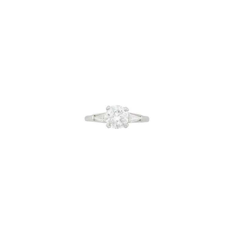 Platinum diamond ring