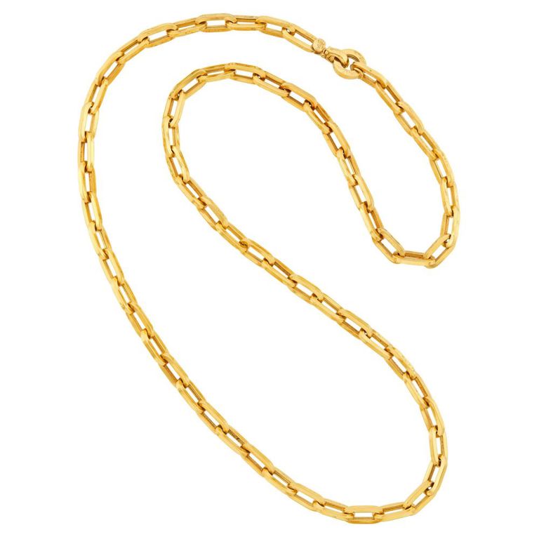 18k gold chain necklace