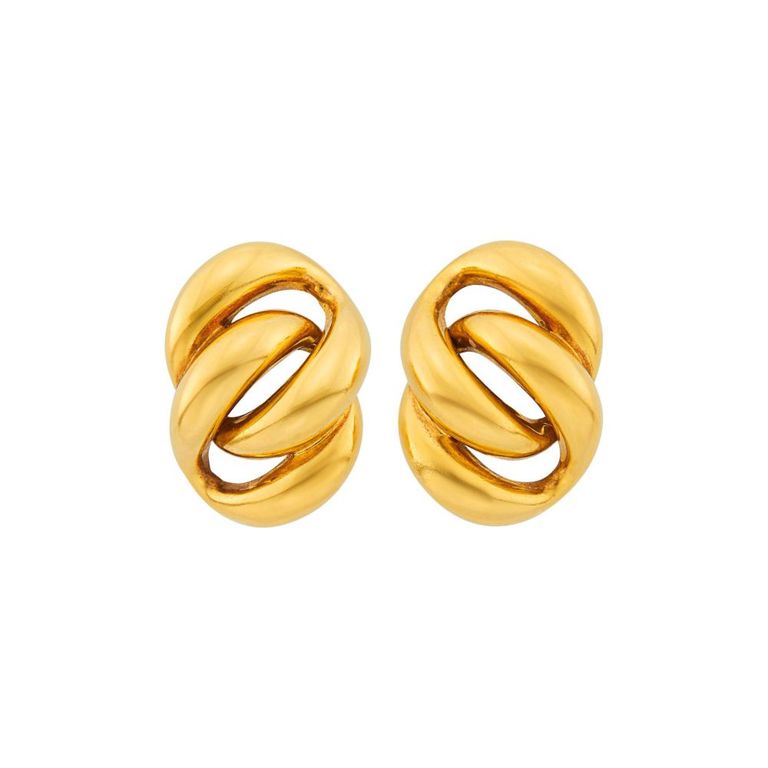 18k gold earrings