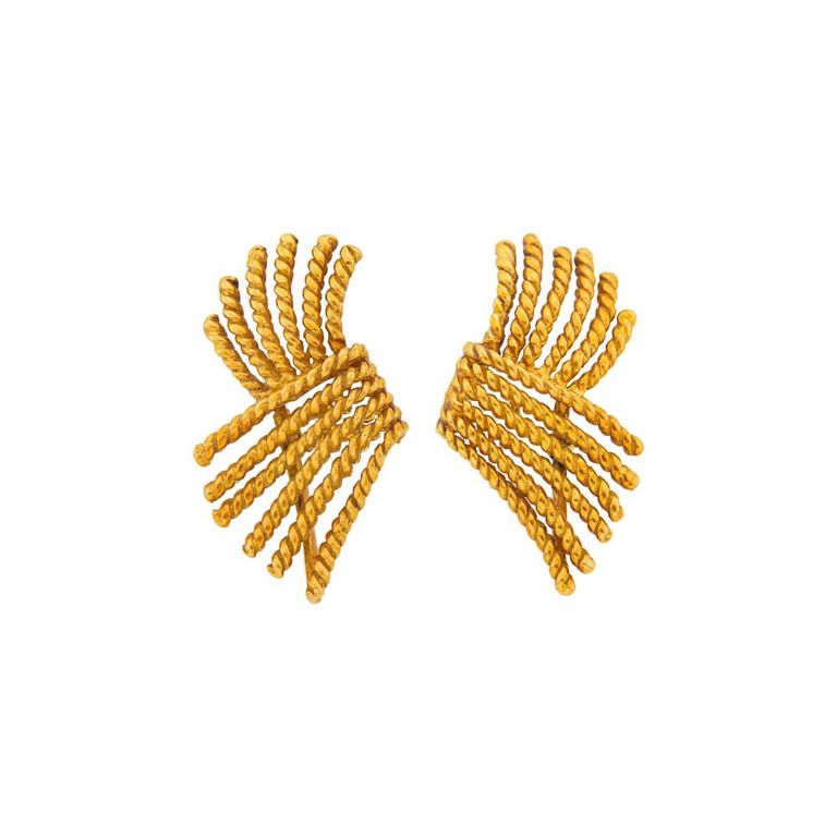 18k gold earrings