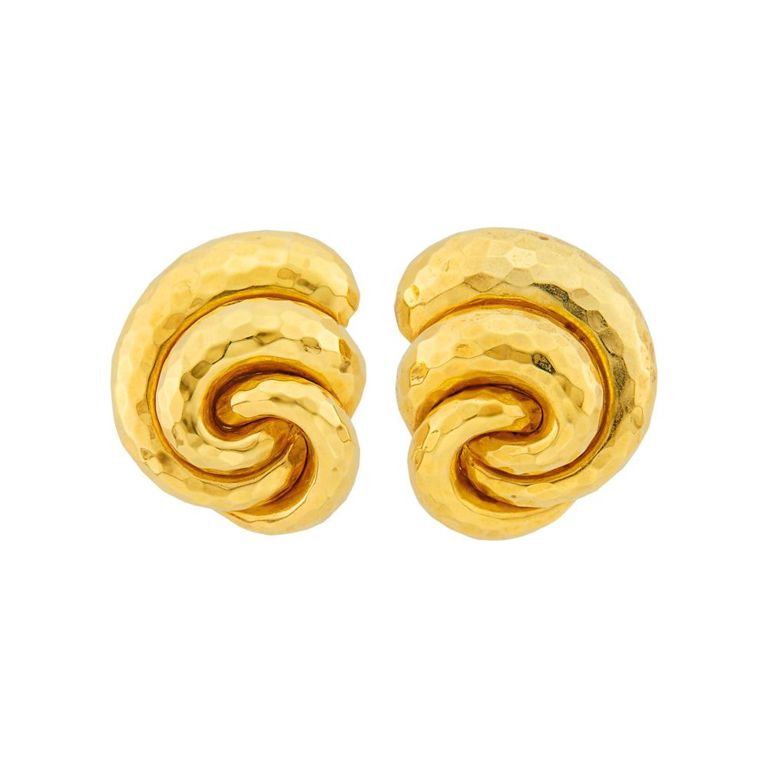 18k gold earrings