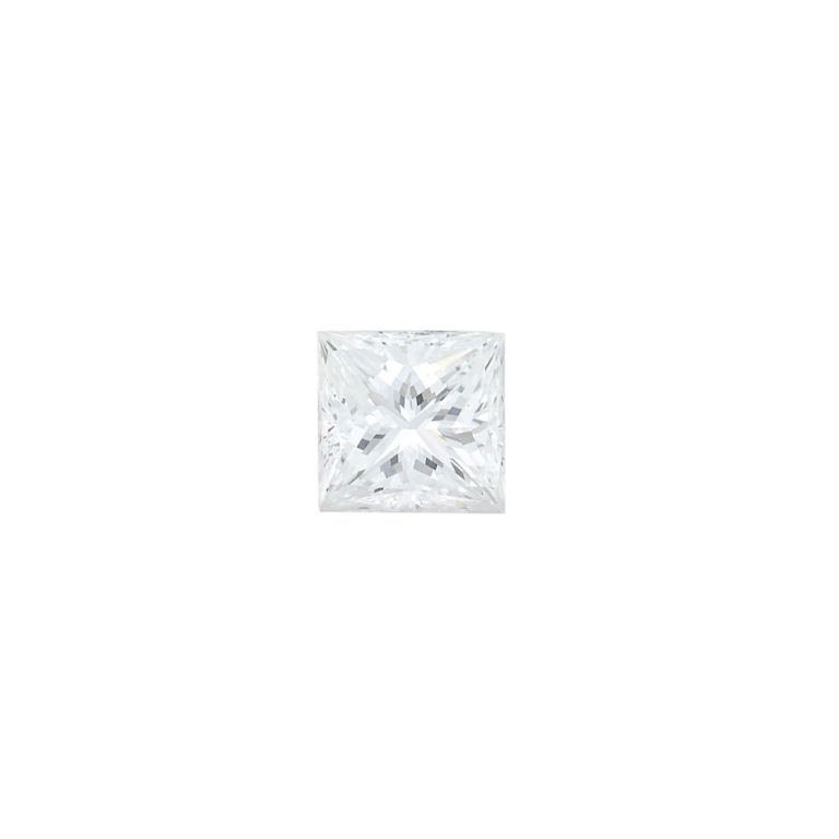Silver and diamond ring