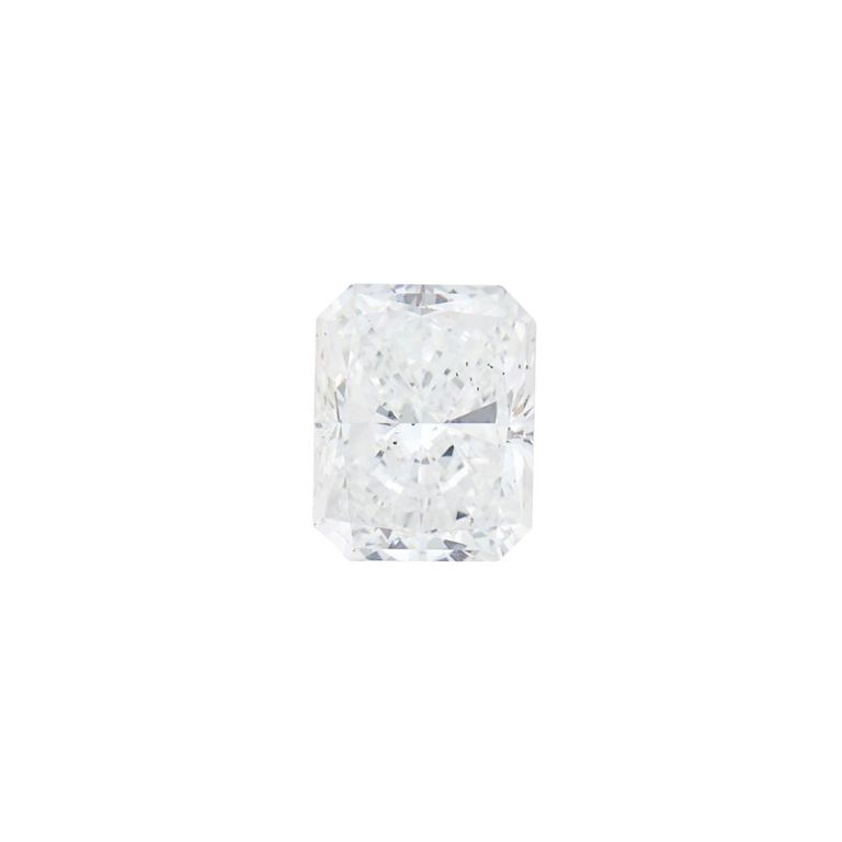 Silver diamond ring