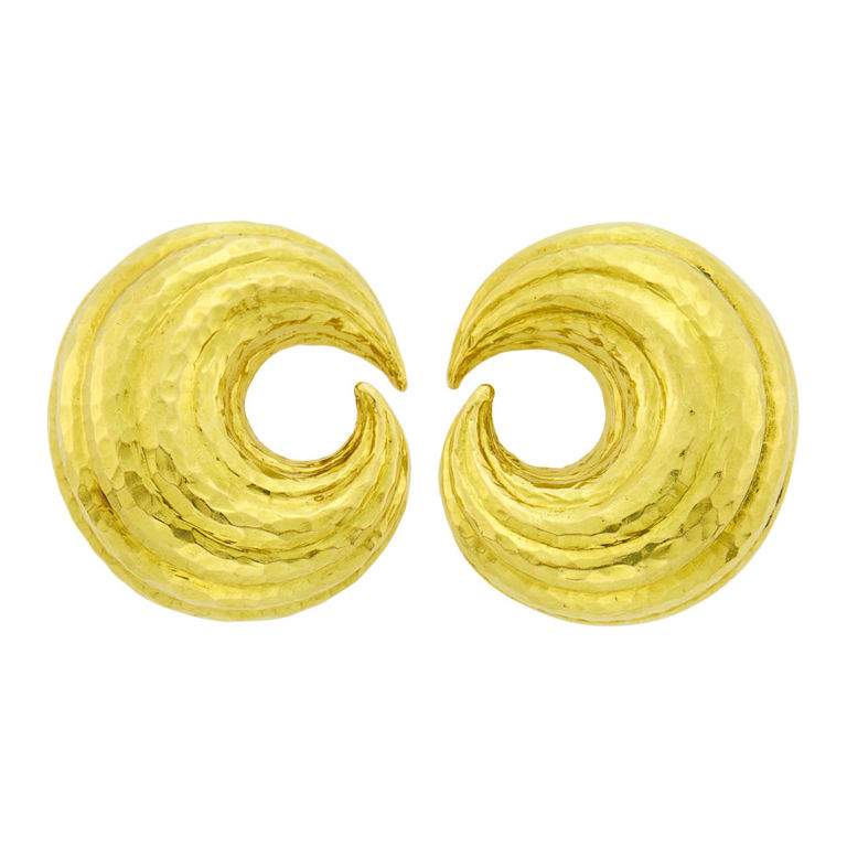 18k gold earrings