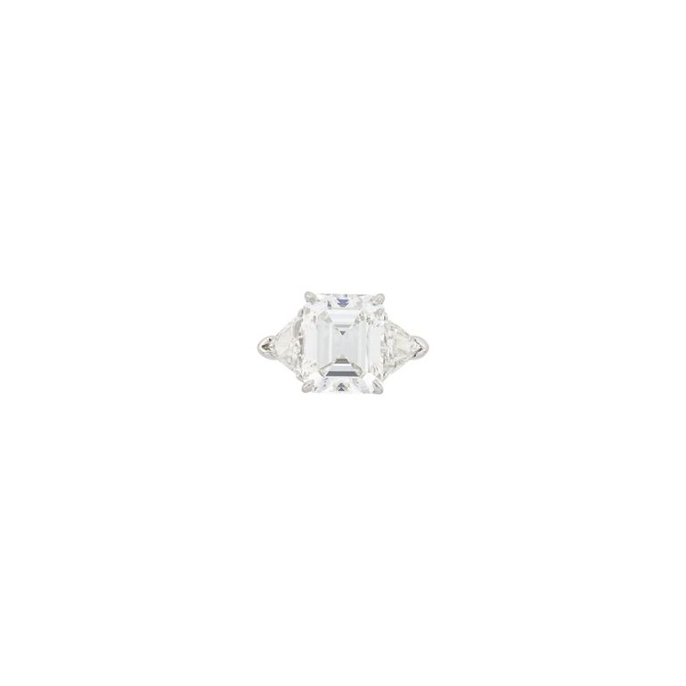 Platinum diamond ring
