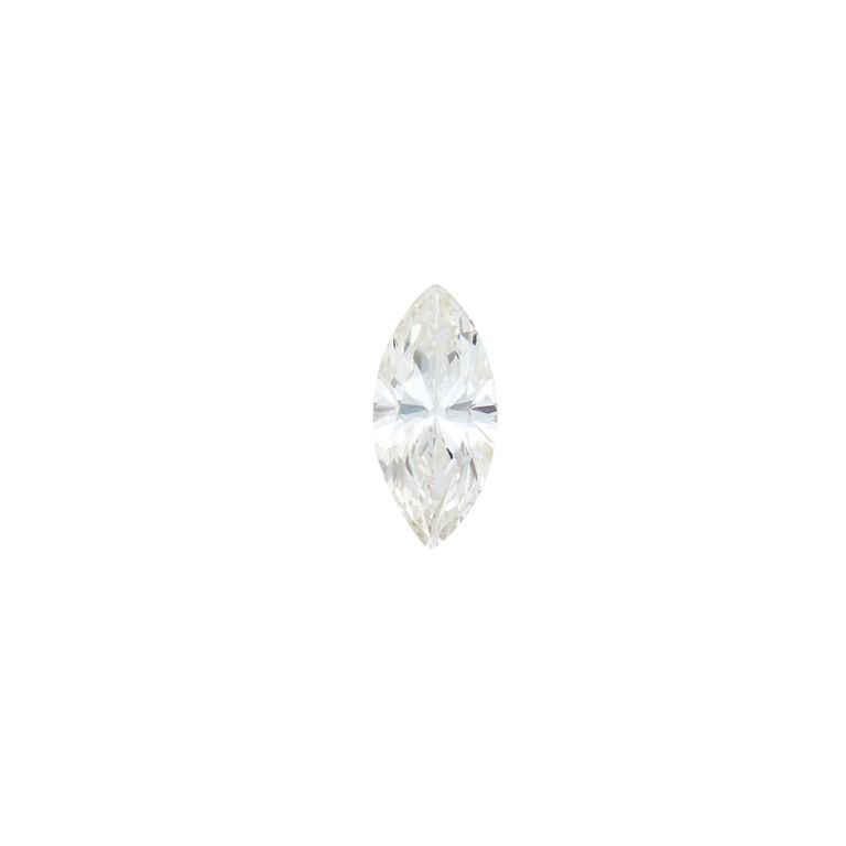 Silver diamond ring