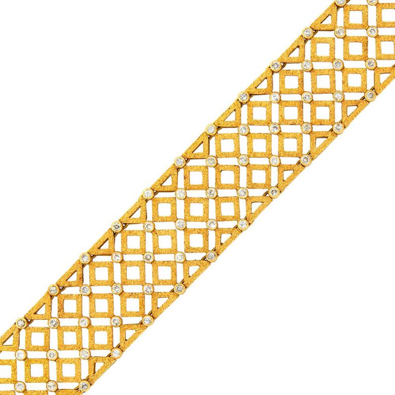 18k gold diamond bracelet