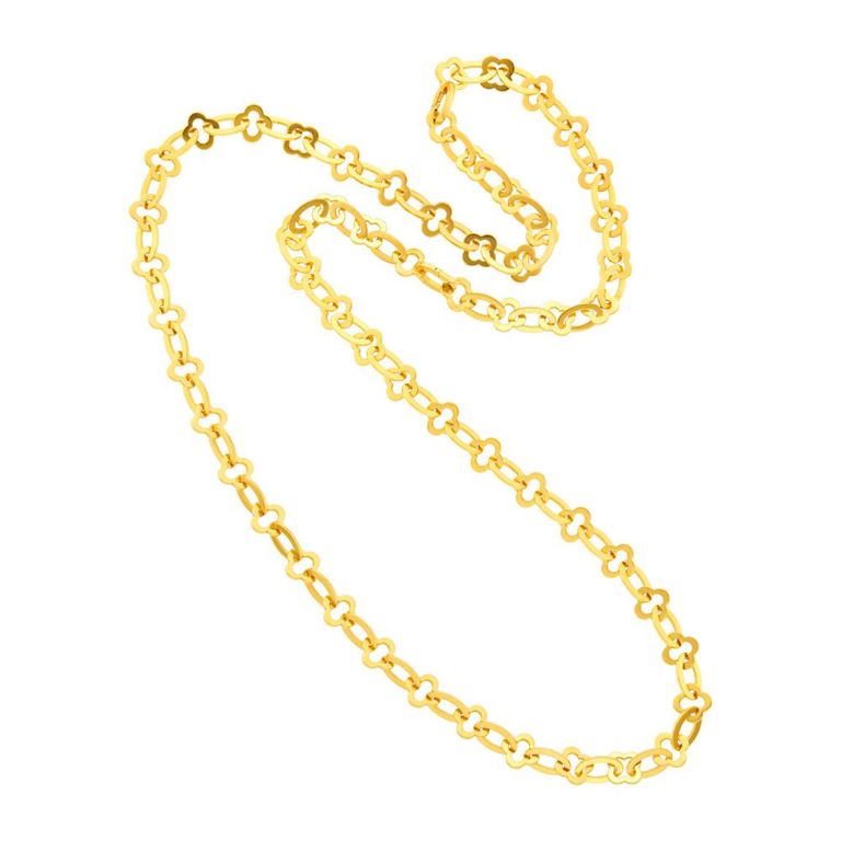 18k gold necklace