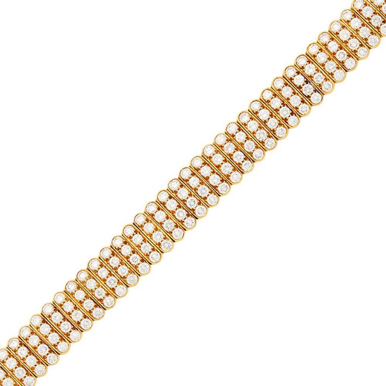 18k gold diamond bracelet