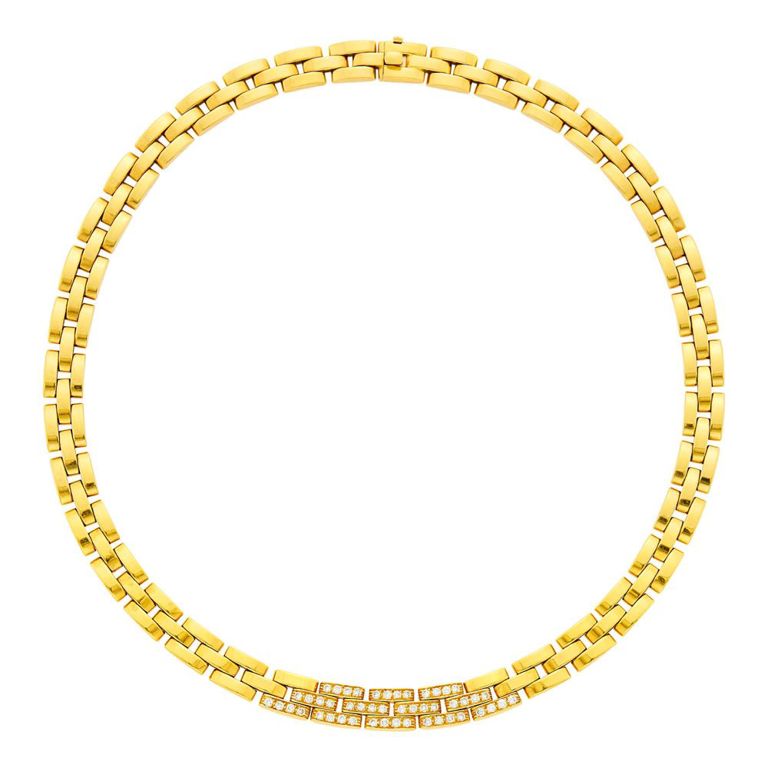18k gold diamond necklace