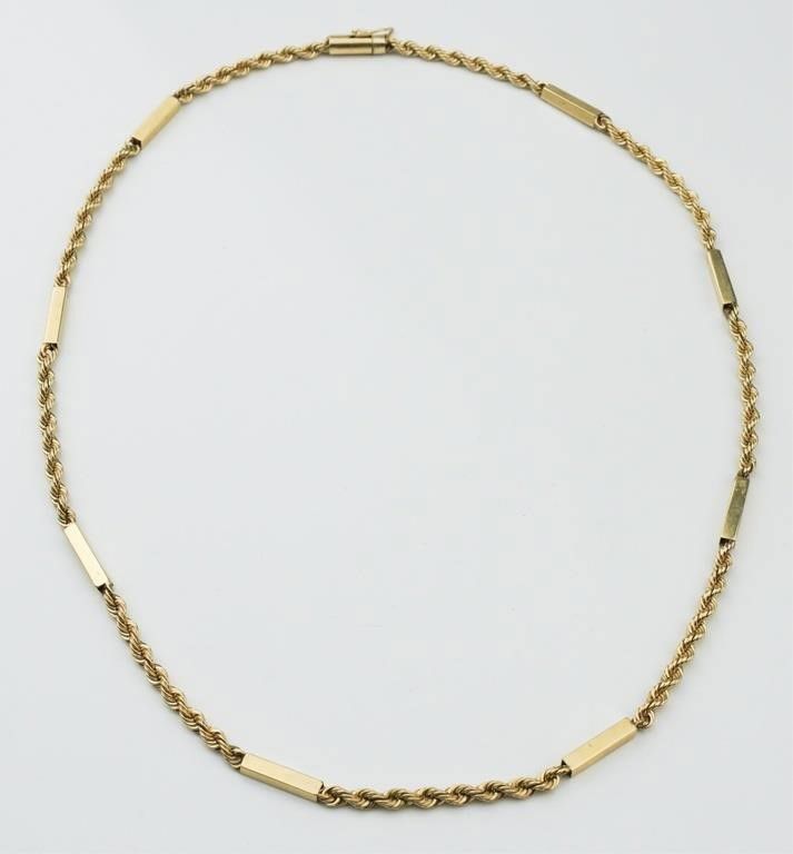 14k yellow gold chain