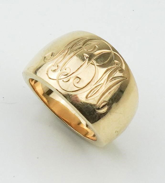 14k yellow gold ring