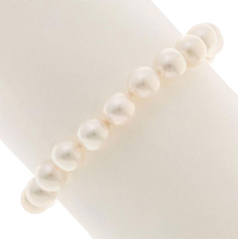 18k yellow gold pearl bracelet