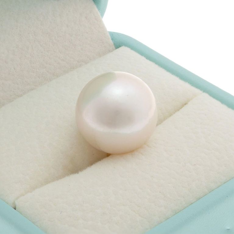 18k yellow gold pearl pendant