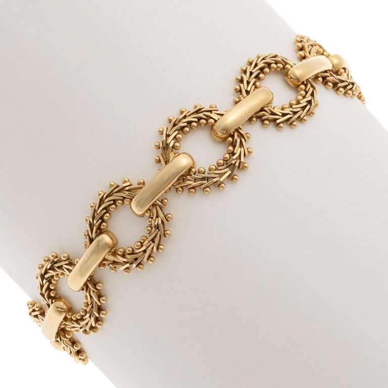 14k yellow gold bracelet