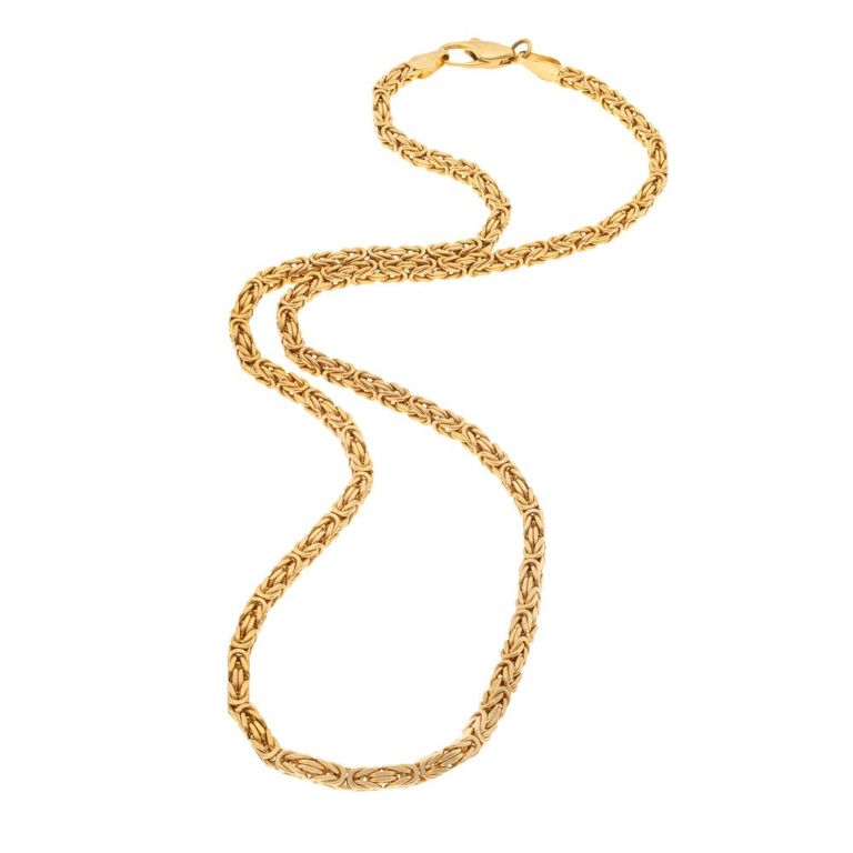 14k yellow gold link chain