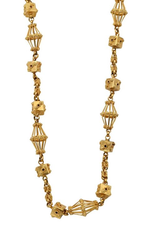 18k yellow gold necklace