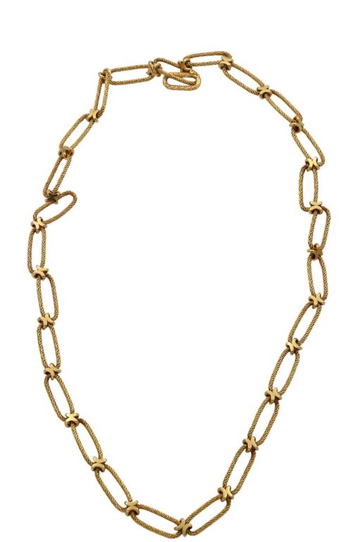 18k yellow gold necklace