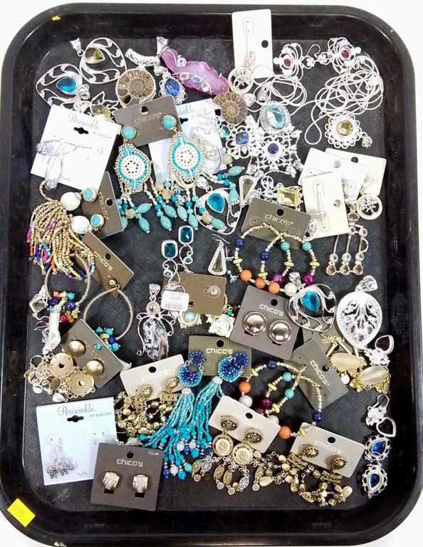 Assorted fashion minerals and glass jewelry