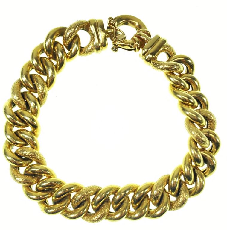 14k yellow gold bracelet