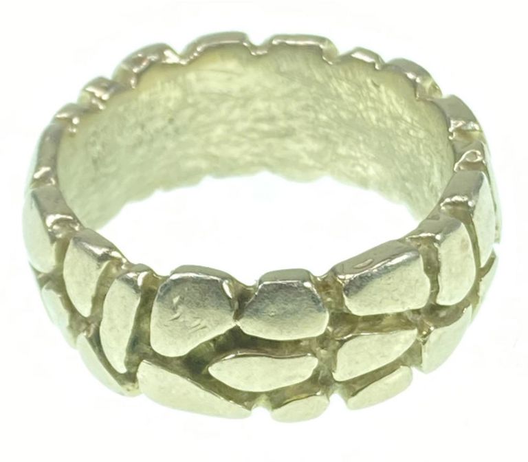 14k white gold ring