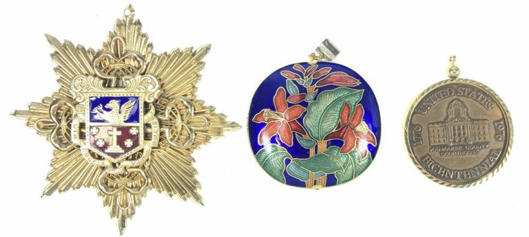 Assorted fashion jewelry and cufflinks