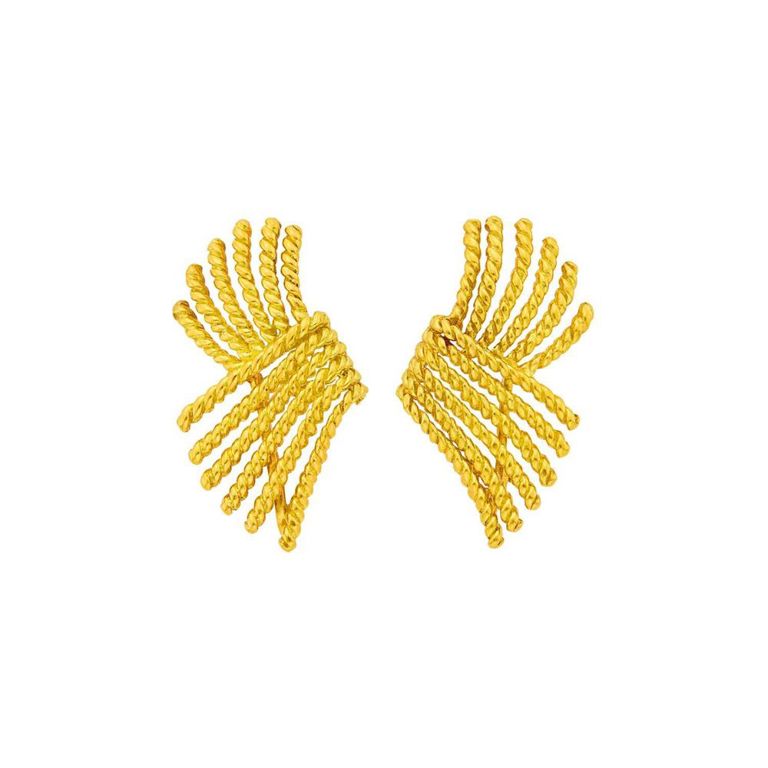 18k gold earrings