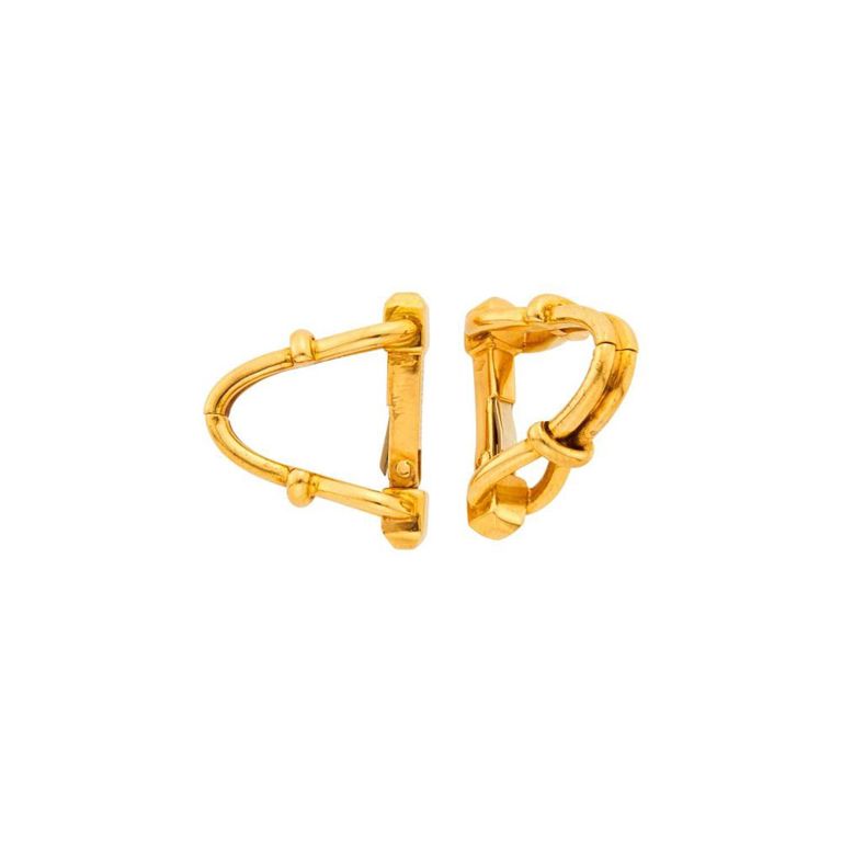 18k gold cufflinks
