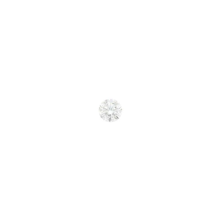 Silver diamond ring