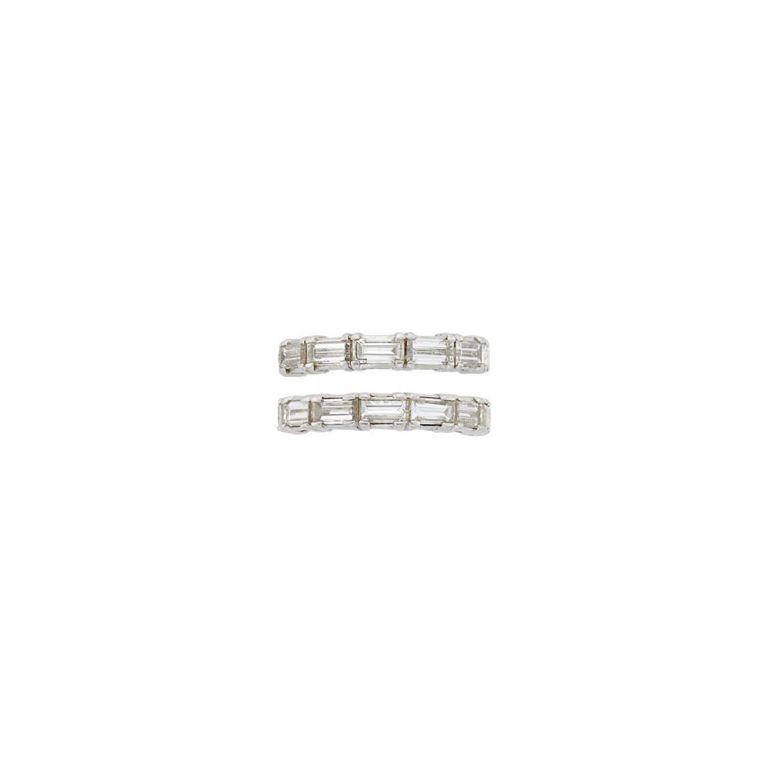 Platinum diamond band rings