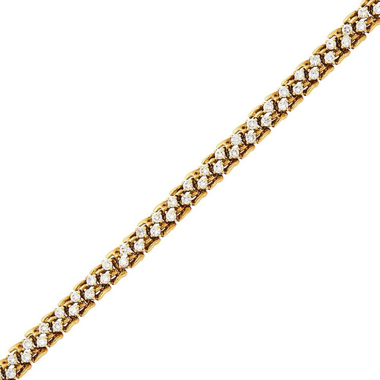 18k gold diamond bracelet